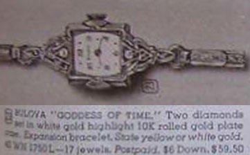 1954 Bulova Goddess of Time