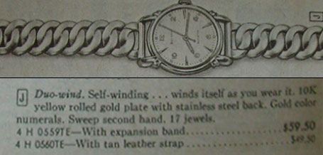 1952 Bulova Duo Wind