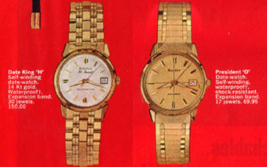 Bulova Date King Vs President