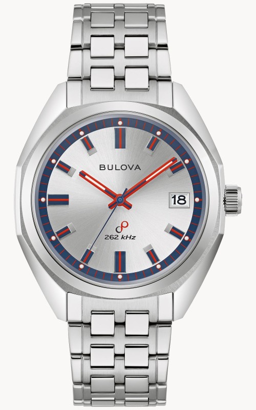 Bulova Jet Star Stainless Steel Bracelet Classic Dress Classic Men's Watch - 96K112