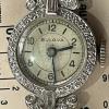 1936 Bulova Platinum and Diamond watch 