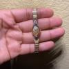 2set diamond 14k gold bulova watch 