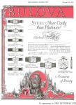 December 12, 1925 Vintage Bulova Ad - Left