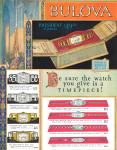 1932 Bulova Pitchbook advert - Left