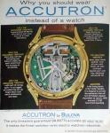 1962 Accutron Spaceview Vintage Bulova Ad