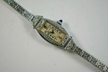 1929 Bulova 'Camelia' with original crown & bracelet