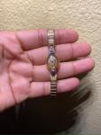 2set diamond 14k gold bulova watch 