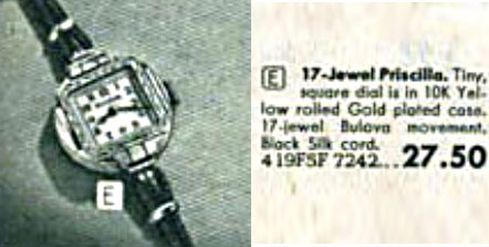 1942 Bulova Priscilla