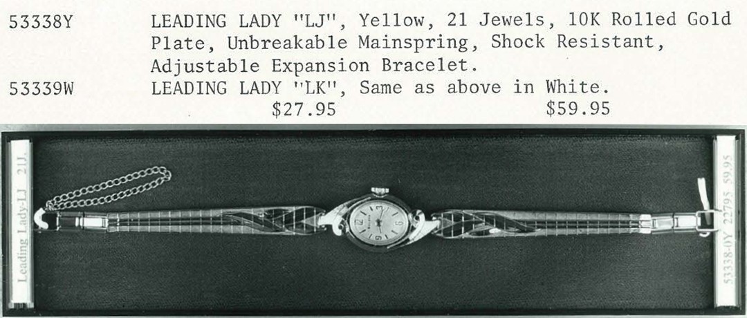 Bulova Leading Lady "LJ" & "LK"