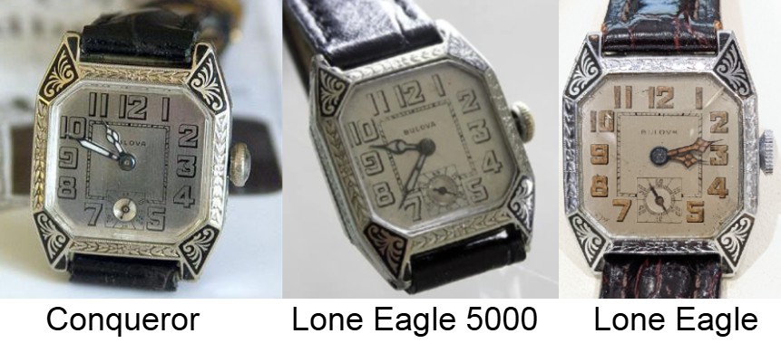 1926/27 Conqueror & Bulova Hands and Dials