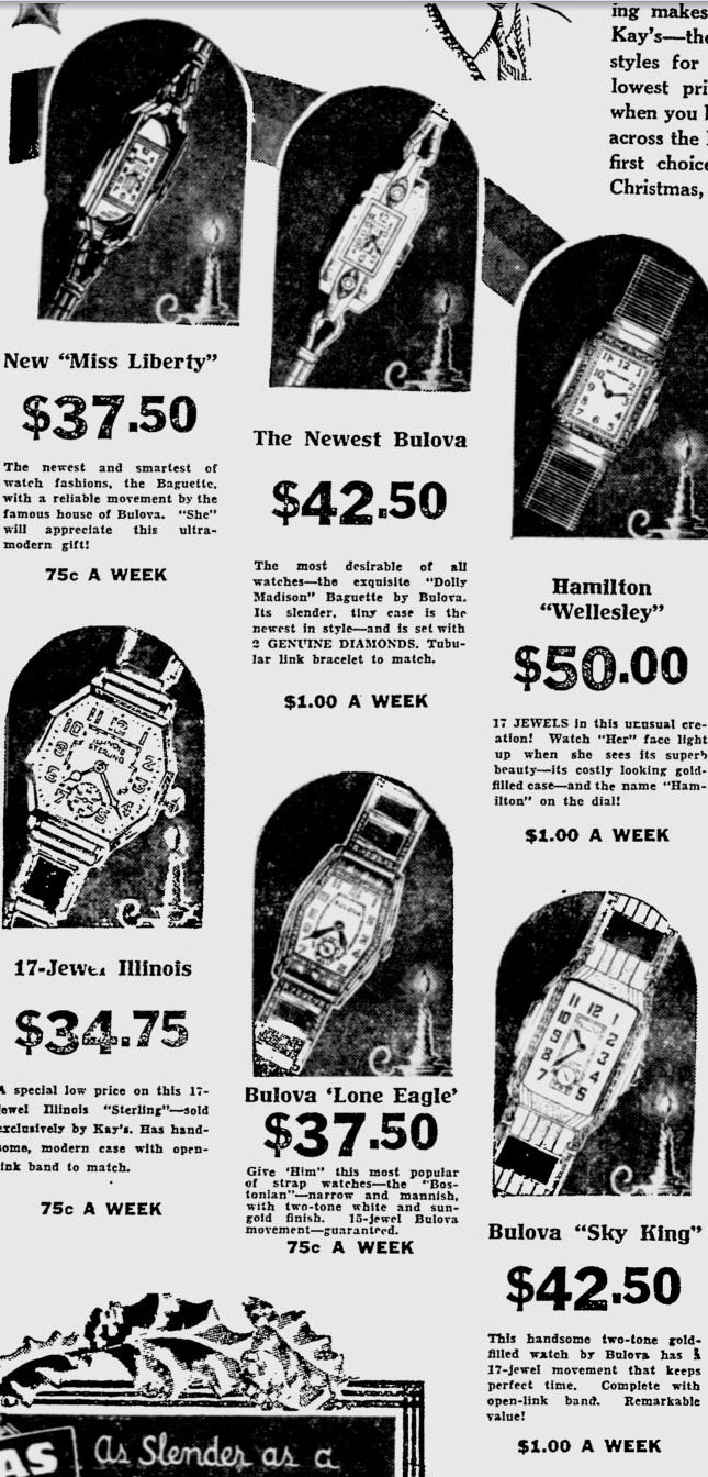 1931 Bulova advert