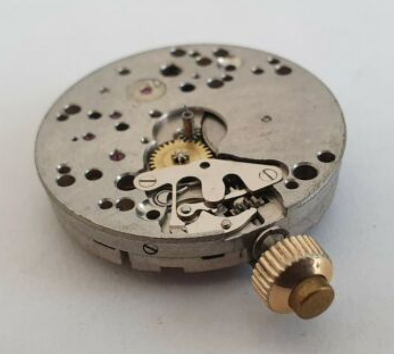 1942 Bulova 10AH chronograph movement dial side