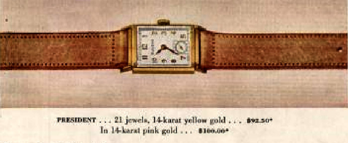 1946 Bulova President watch