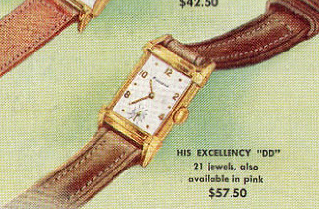 1947 Bulova His Excellency DD