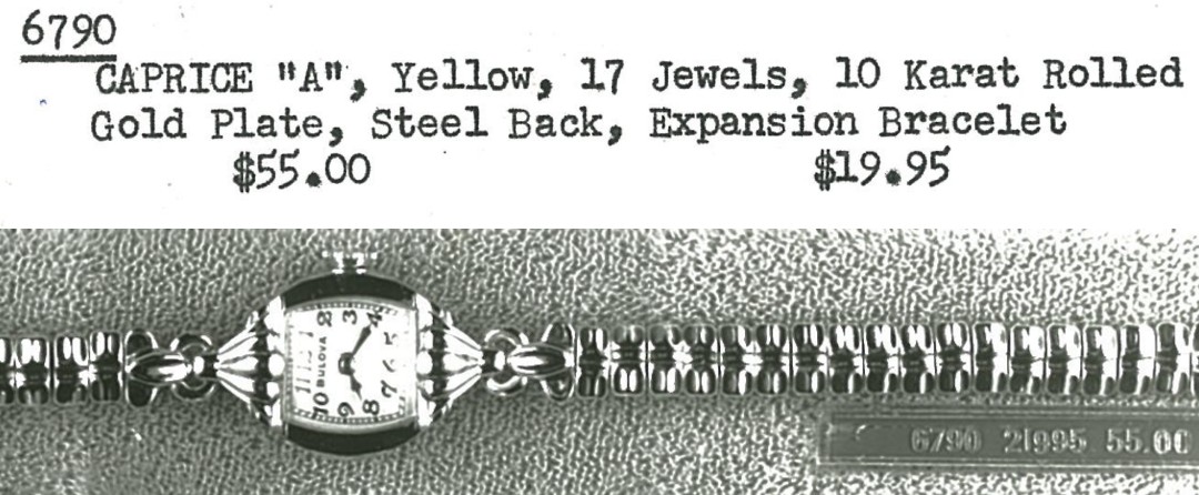 1951 Bulova Caprice "A"