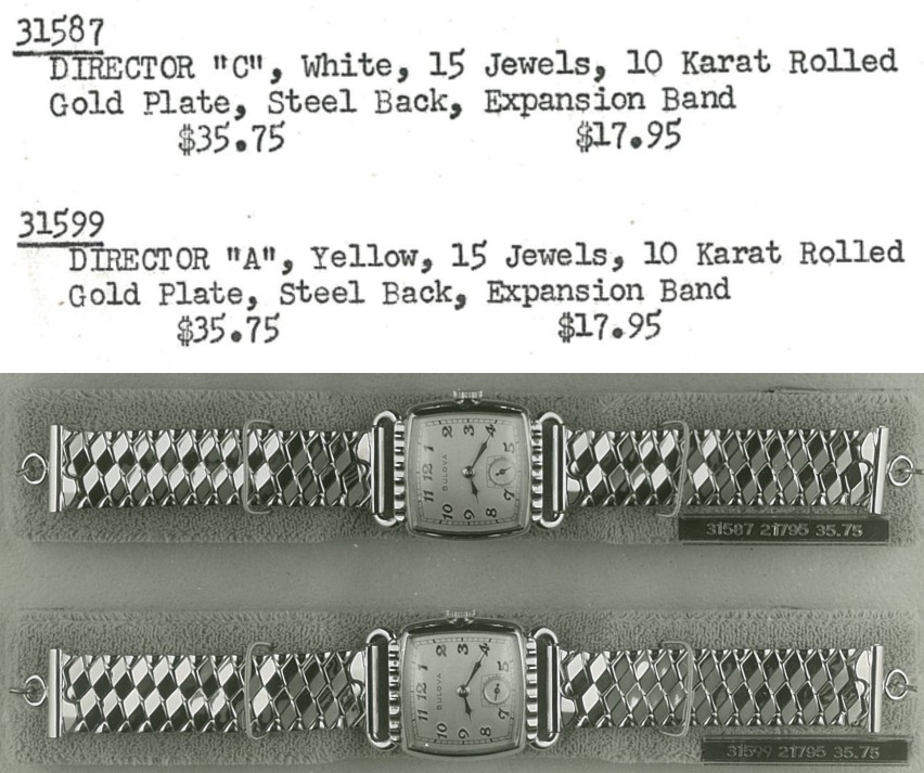 Bulova Director "A" & "C"
