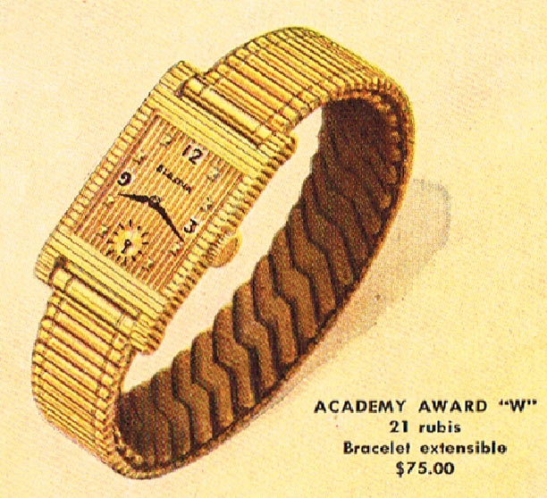 Bulova Academy Award Watch 'W'