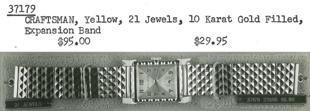 1953 Bulova Craftsman