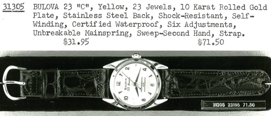 1956 Bulova 23 "C"