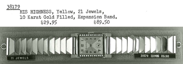 1955/56 Bulova His Highness