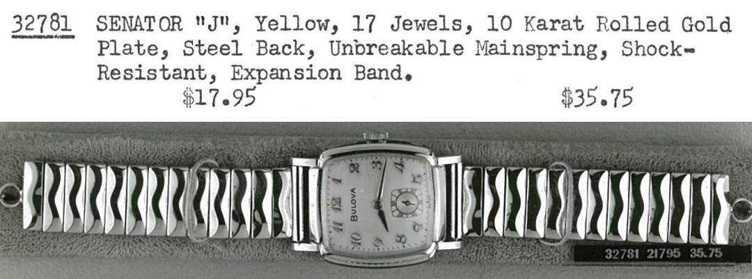 Bulova Senator "J"