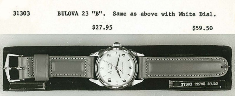1958 Bulova 23 "B"