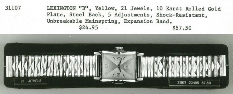 1959 Bulova Lexington "B"