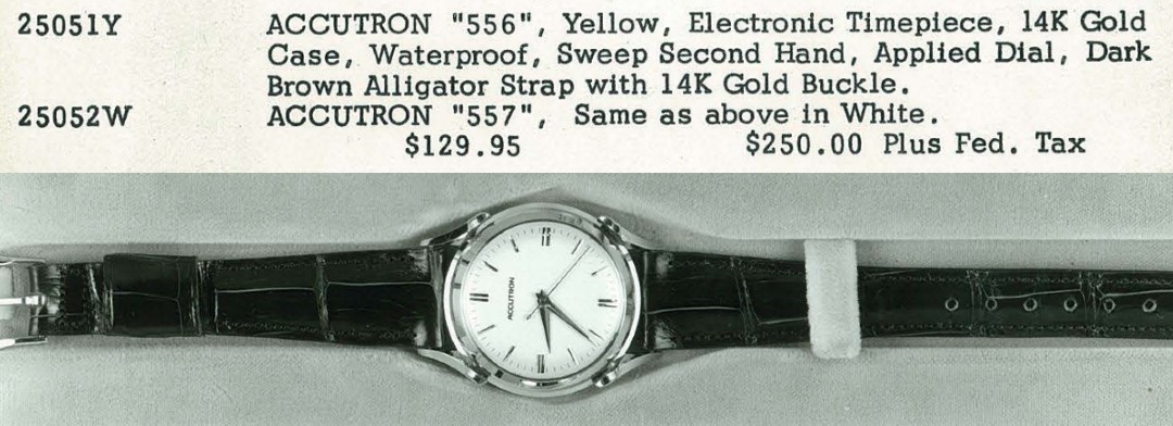 1961 Bulova Accutron "556"