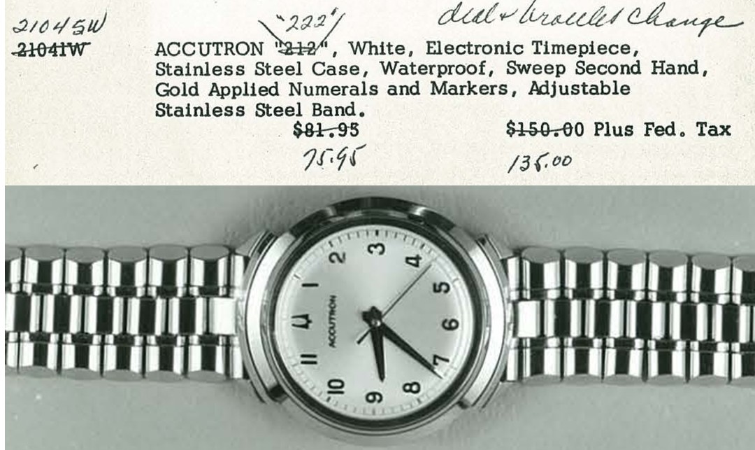 1963 Bulova Accutron "222"