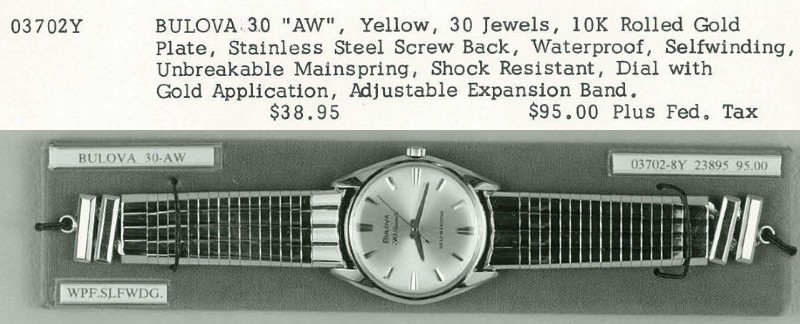 Bulova 30 "AW"