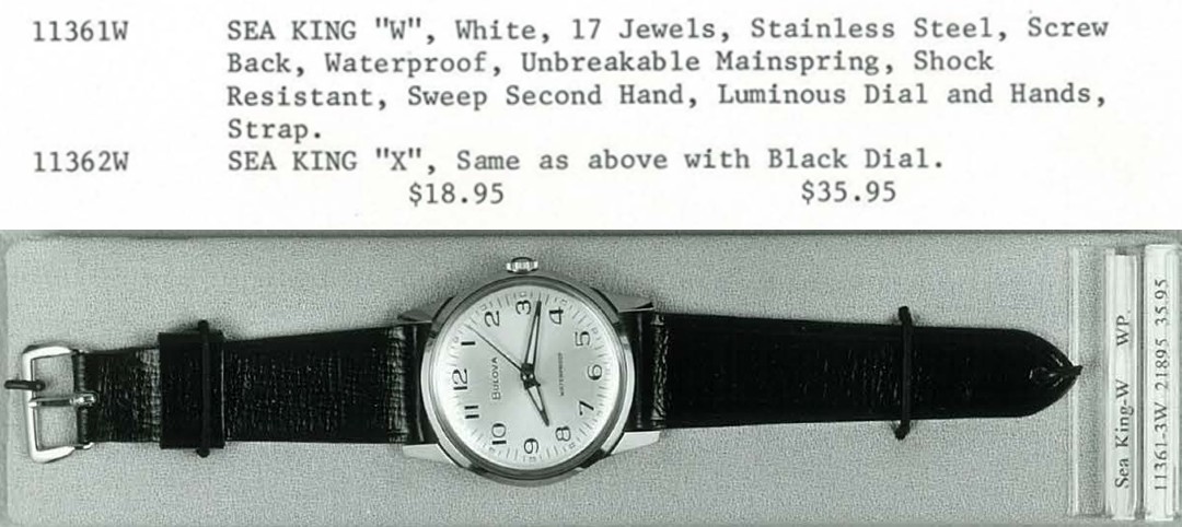 1966-67 Bulova Sea King "W" & "X"