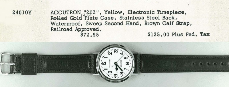 1966 Bulova Accutron Railroad Approved "202"