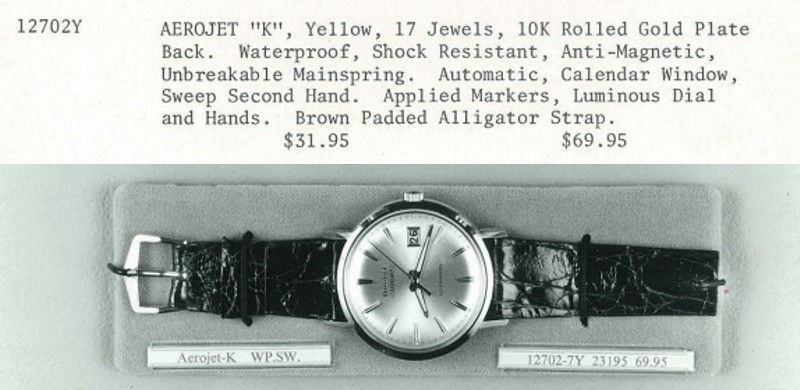 1967 Bulova Aeroject "K"