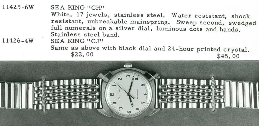 1968 Bulova Sea King "CH" & "CJ"