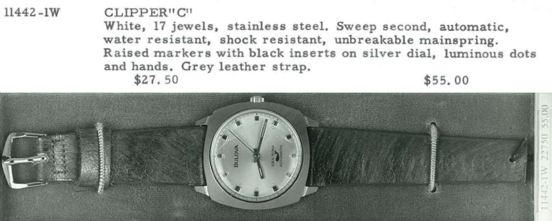 1969-70 Bulova Clipper "C"