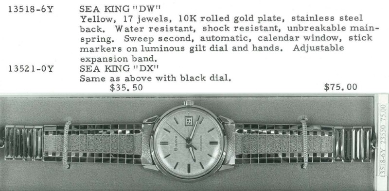 1969 Bulova Sea King