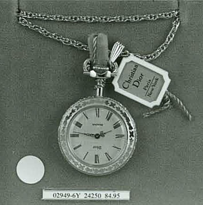 1970 Bulova Dior Pendant