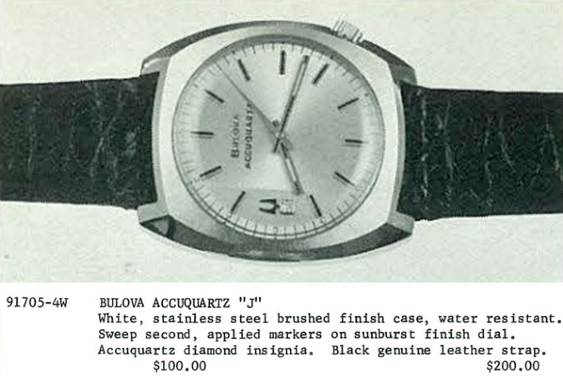 1973 Bulova Accuquartz "J"