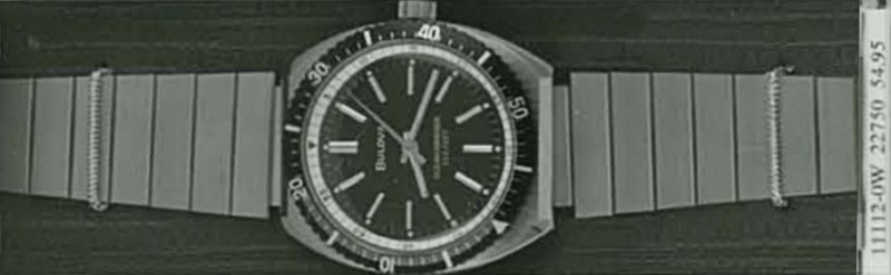 1976 Bulova Oceanographer Model "11112-OW".