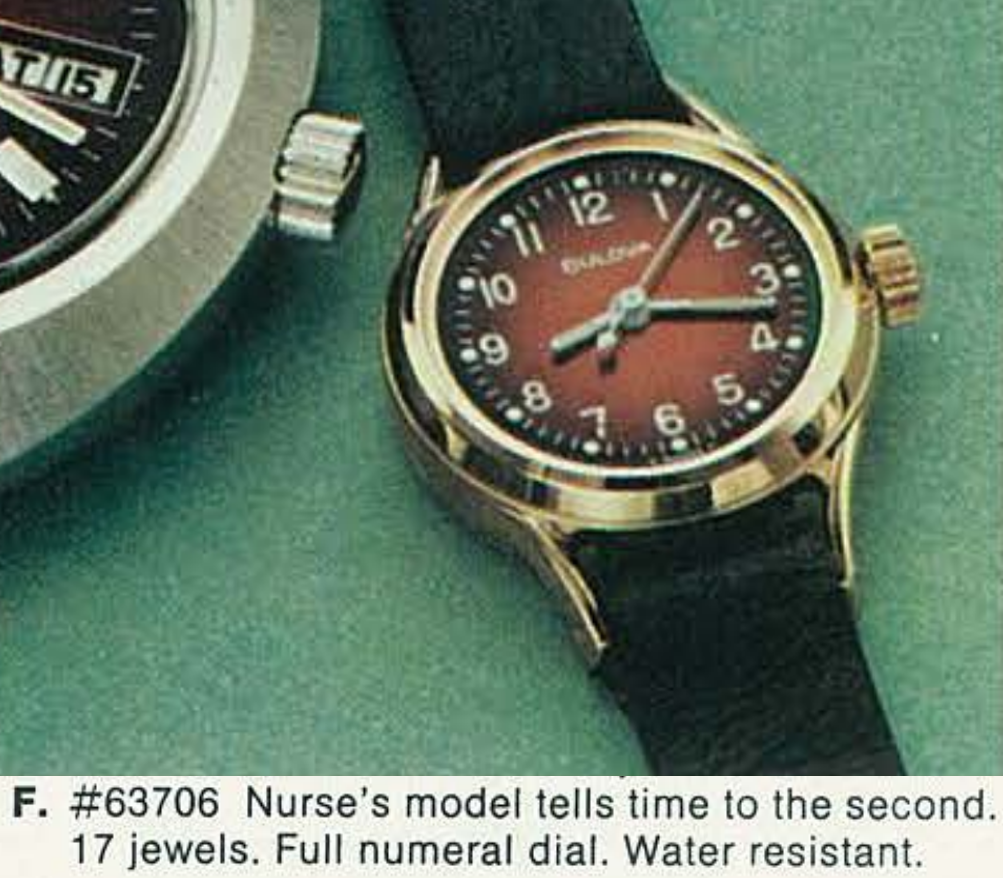 1977 Bulova Model #63706