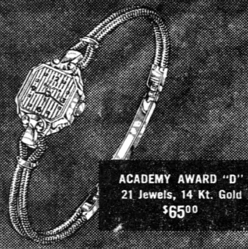 Bulova Academy Award 'D'