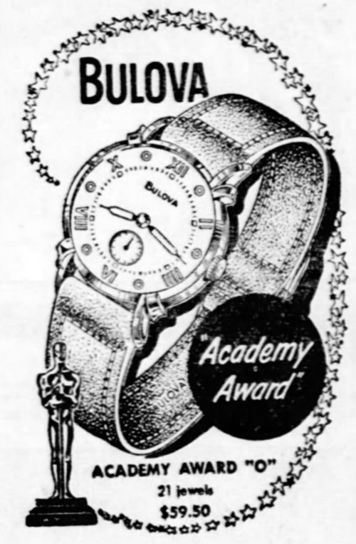 Bulova Academy Award 'O'