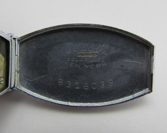 Bulova 1920s watch with gold content removed