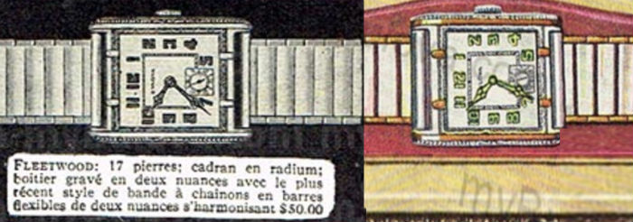 Bulova 1930s Fleetwood