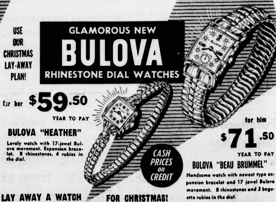 1949 Bulova Beau Brummel + Heather