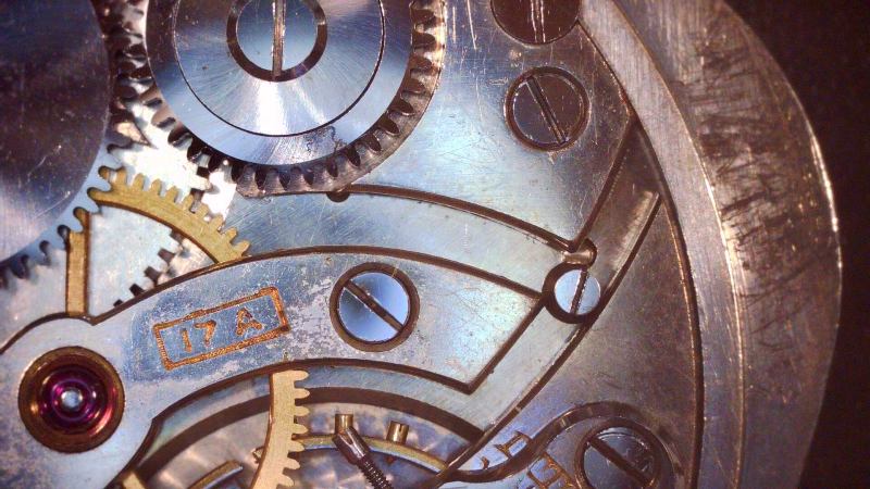 17A Bulova pocket watch movement