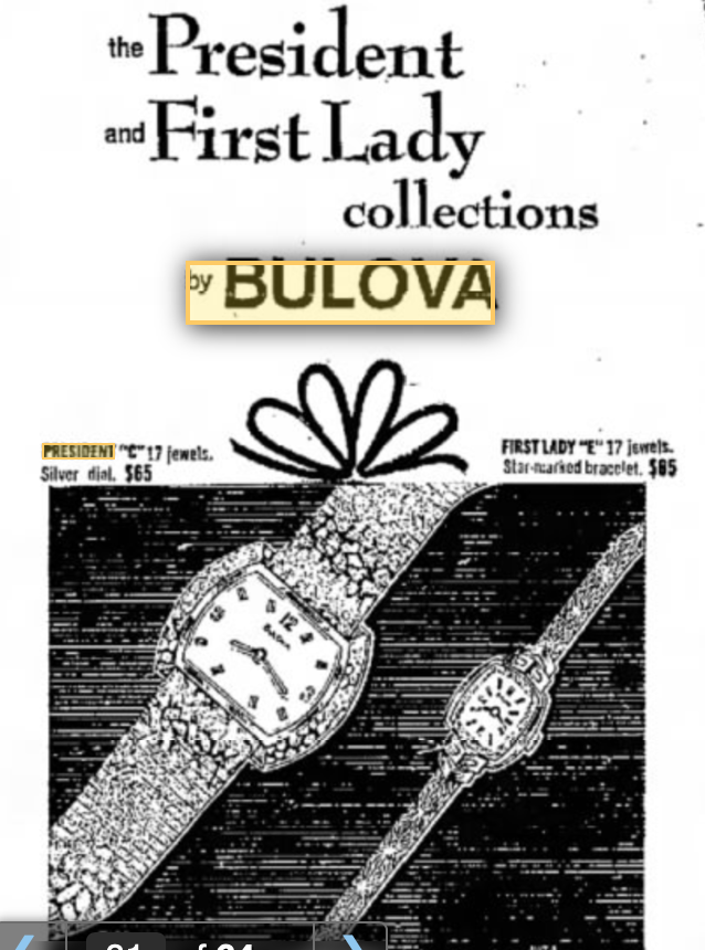 1968 Bulova President C