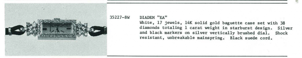 1972 Diadem EA