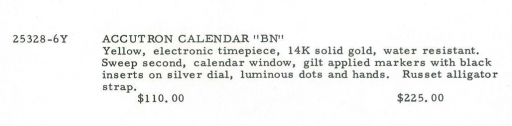 Accutron Date BN