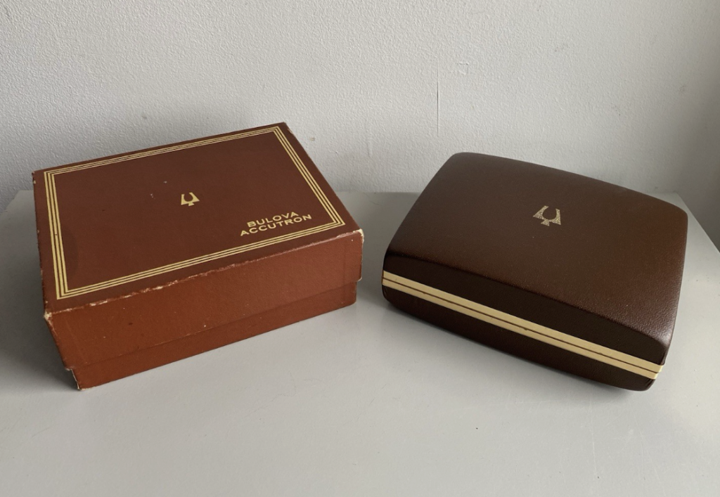 70's Brown Accutron Box